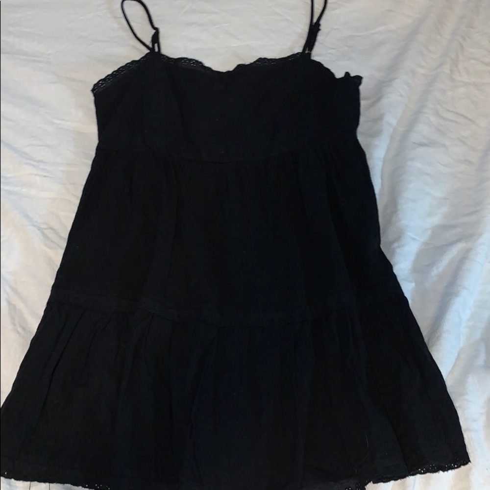 Kendall and Kylie Black Tiered Dress